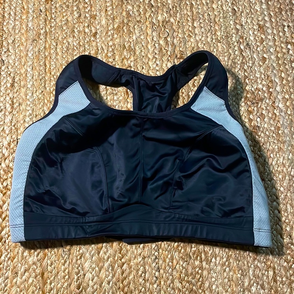 1st & Curve Green Racerback Sports Bra Plus Size 1x